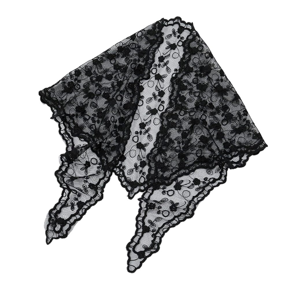 6297 Ethnic Lace Head Scarf Girls Hair Scarf Bandanas Headpiece Turban